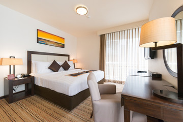 Luxury bedroom interior