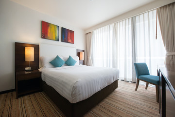 Luxury bedroom interior