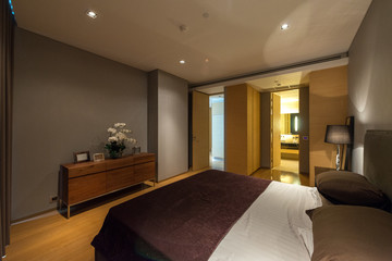 Fototapeta premium Luxury bedroom interior