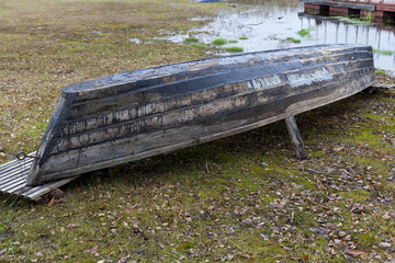 Fototapeta premium old wooden boat