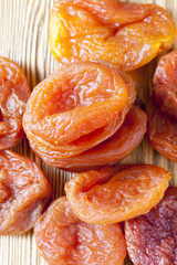 dried apricot , close up