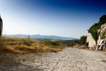 Agricultural field in Crete, Greece