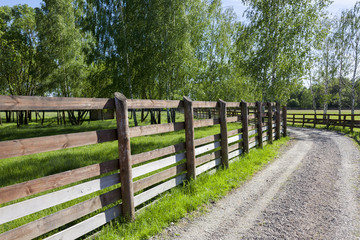 Fototapeta premium wooden fence