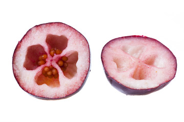 cut cranberries