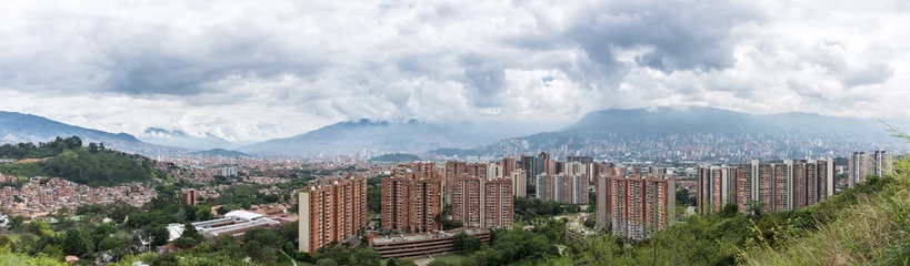 Foto op Canvas Panorama de Medellin, Colombie © Suzanne Plumette