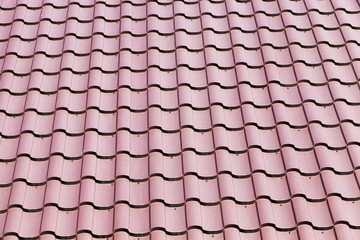 dirty red roof
