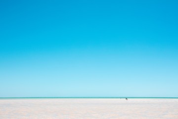 Turquoise Ocean and White Beach in Western Australia