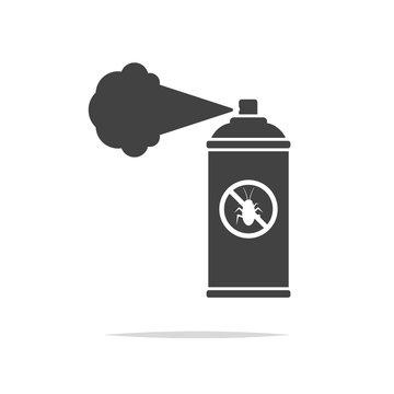 Bug Repellent Spray Icon Vector