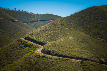 pathway through the mountain 