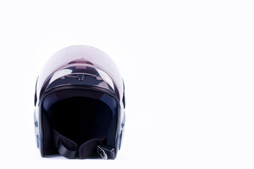 motorcycle helmet is safty equipment on white background helmet safety object isolated
