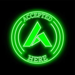 Ardor (ARDR) accepted here sign