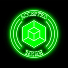 Russian Miner Coin (RMC) accepted here sign