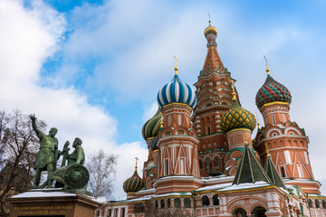 Fototapeta na wymiar St. Basil's Cathedral World Heritage in Russia