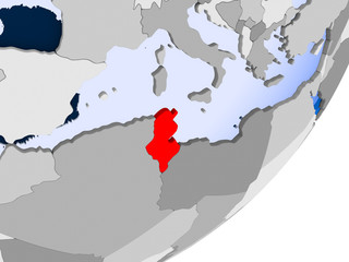 Map of Tunisia