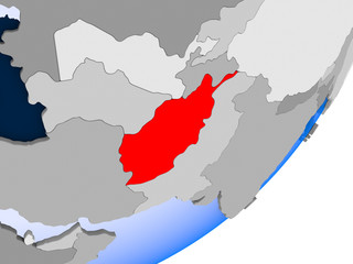 Fototapeta na wymiar Map of Afghanistan