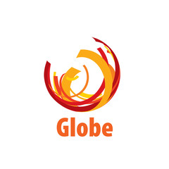 vector logo globe