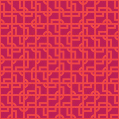 Abstract seamless pattern design with tiled geometric shapes