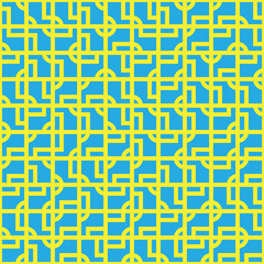 Abstract seamless pattern design with tiled geometric shapes