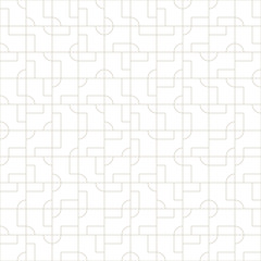 Abstract seamless pattern design with tiled geometric shapes