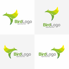 Vector collection of bird logo design template