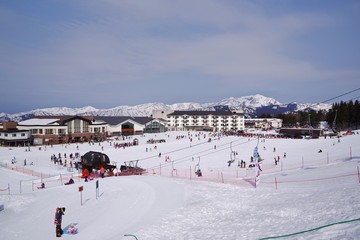 Fototapeta na wymiar 日本のスキー場