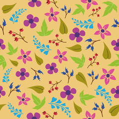 Beautiful Seamless Floral pattern design