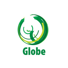 vector logo globe