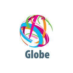 vector logo globe