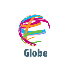 vector logo globe