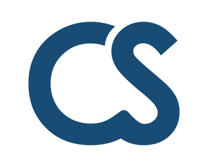 blue initial typography typeset logotype alphabet font image vector icon logo symbol