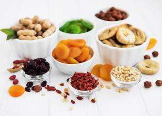 Mixed dried fruits