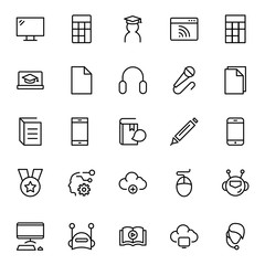 Flat icon set