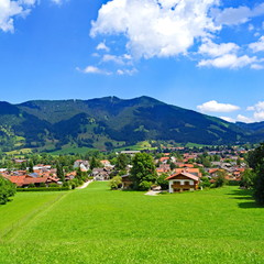 Fototapeta na wymiar OBERAMMERGAU ( bei Garmisch-Partenkirchen ) 