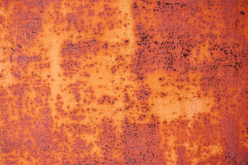 Texture of the surface of old rusty iron.