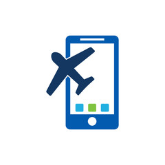 Mobile Travel Logo Icon Design