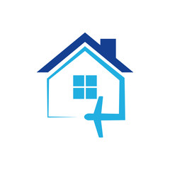 House Travel Logo Icon Design