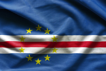Cape Verde waving flag