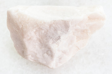 piece of white marble gemstone on white