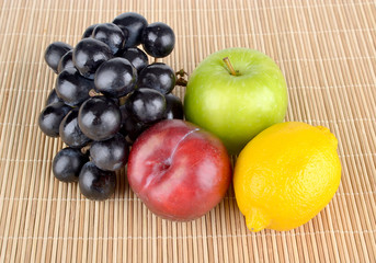 tropical fruits. fruits isolated