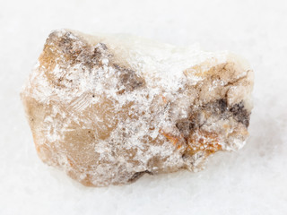 piece of talc stone on white