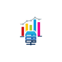 Server Analytic Logo Icon Design