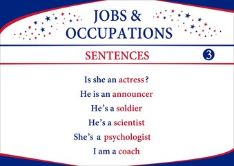 Obraz premium jobs and occupations