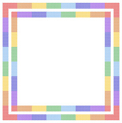 Abstract colorful frame