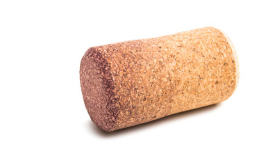 wine cork isolated
