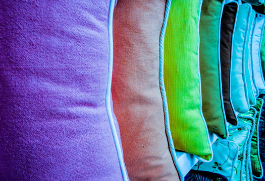 Colorful cushions