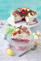 Bunte Pfannkuchen- Torte