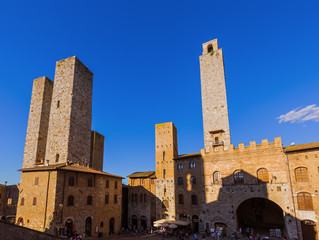 Obraz premium San Gimignano medieval town in Tuscany Italy