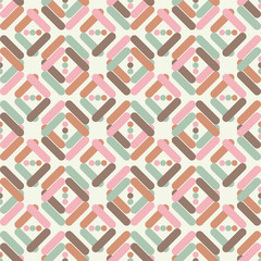 Seamless geometric pattern. The texture of rhombus. Textile rapport.