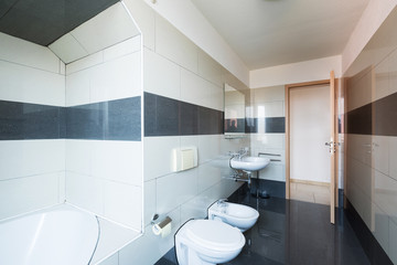 bathroom, empty and clean