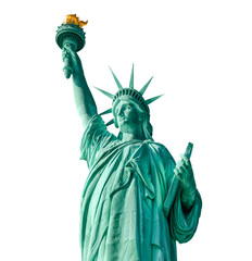 Fototapeta premium Statue of Liberty isolated, New York City